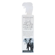 African Elephant Wooden Bookmark