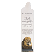 Lion Wooden Bookmark