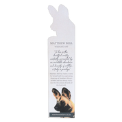 African Wild Dog Wooden Bookmark