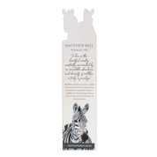 Zebras Wooden Bookmark