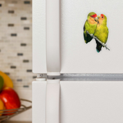 Rosy Faced Lovebirds Magnet - RFL