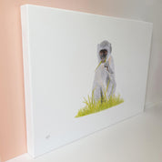 Vervet monkey African wildlife art canvas