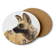African Wild Dog Wooden Coaster - WD3
