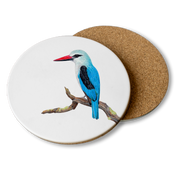 Woodland Kingfisher Wooden Coaster - WKF