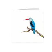 Woodland Kingfisher Greeting Card - WKF