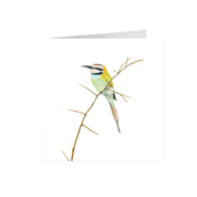 White Throated Bee Eater Greeting Card - WTBE