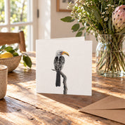 Yellow Billed Hornbill Greeting Card - YBH