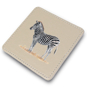 Zebra Leather Coaster