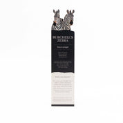 Zebras Wooden Bookmark