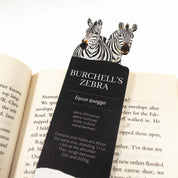 Zebras Wooden Bookmark