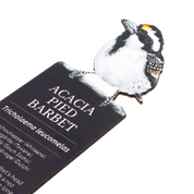Acacia Pied Barbet Wooden Bookmark