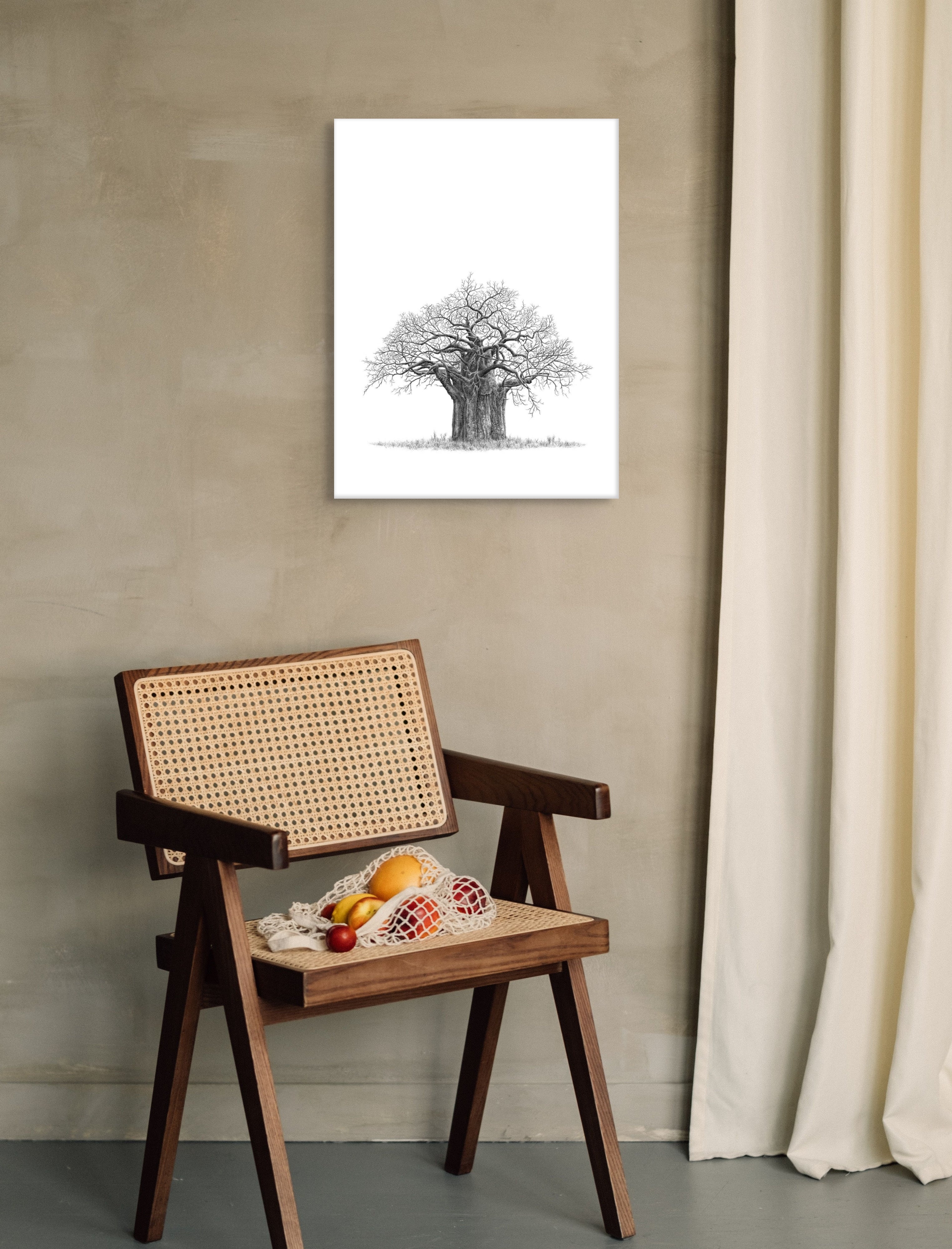 Baobab Tree on Canvas