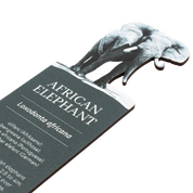 African Elephant Wooden Bookmark