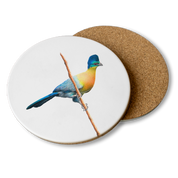 Purple Crested Turaco Wooden Coaster - PCT