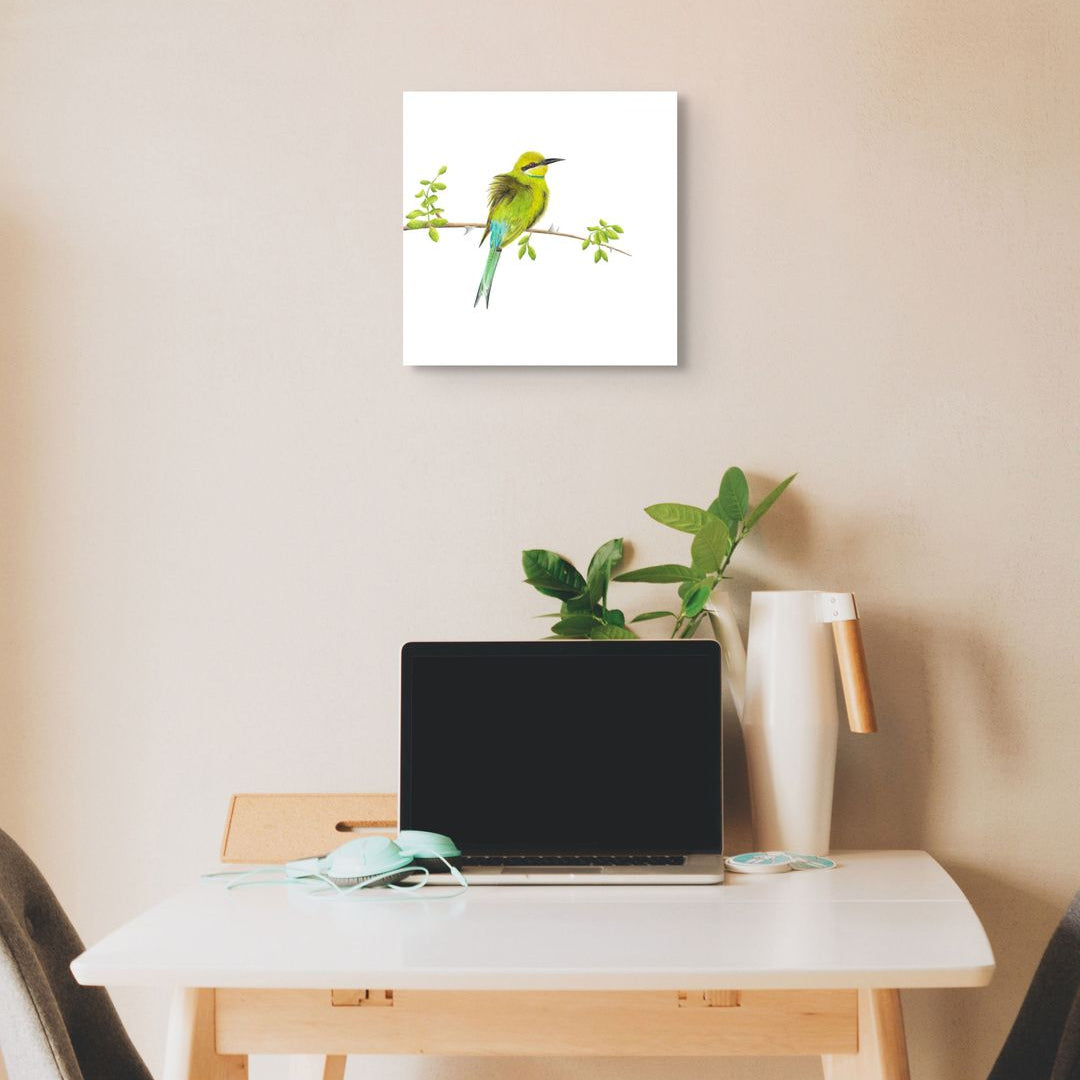 Swallow Tailed Bee Eater Wooden Block by South African wildlife artist Matthew Bell