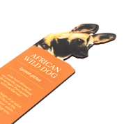 African Wild Dog Wooden Bookmark