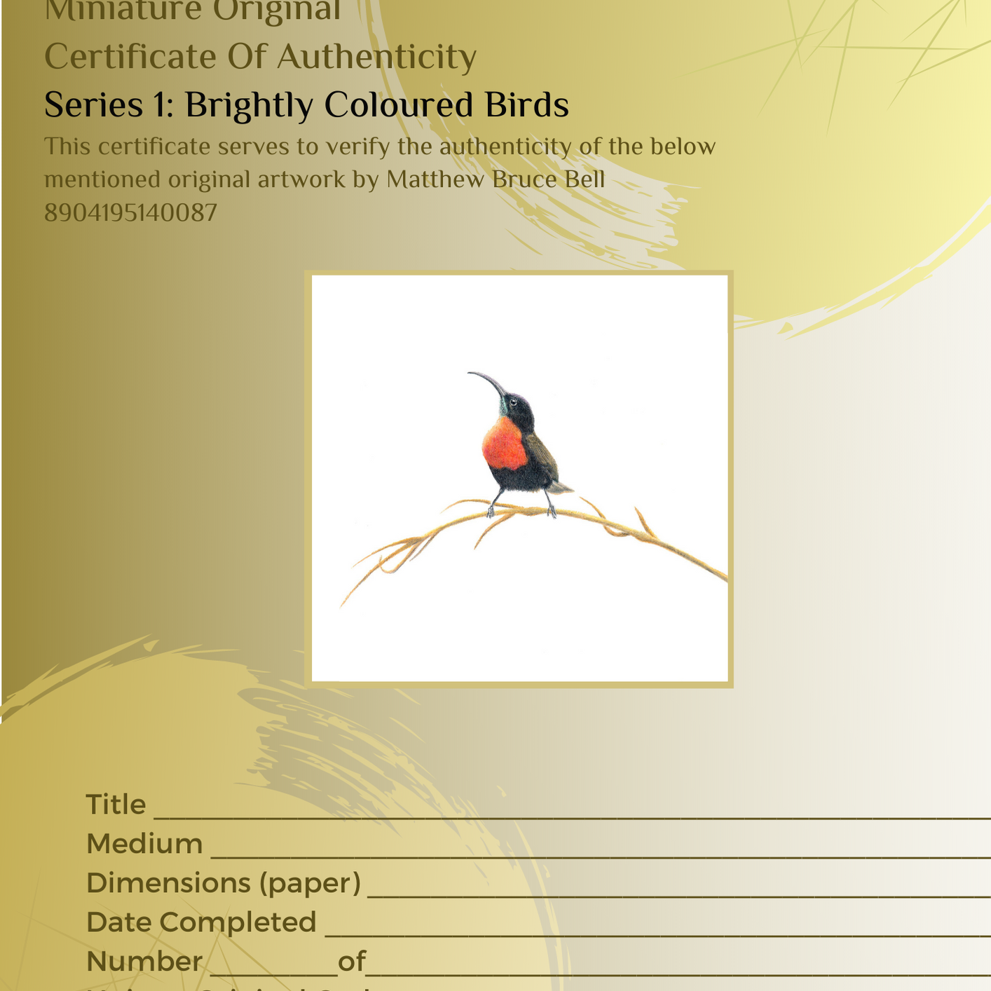 10) - Matthew Bell Wildlife Art