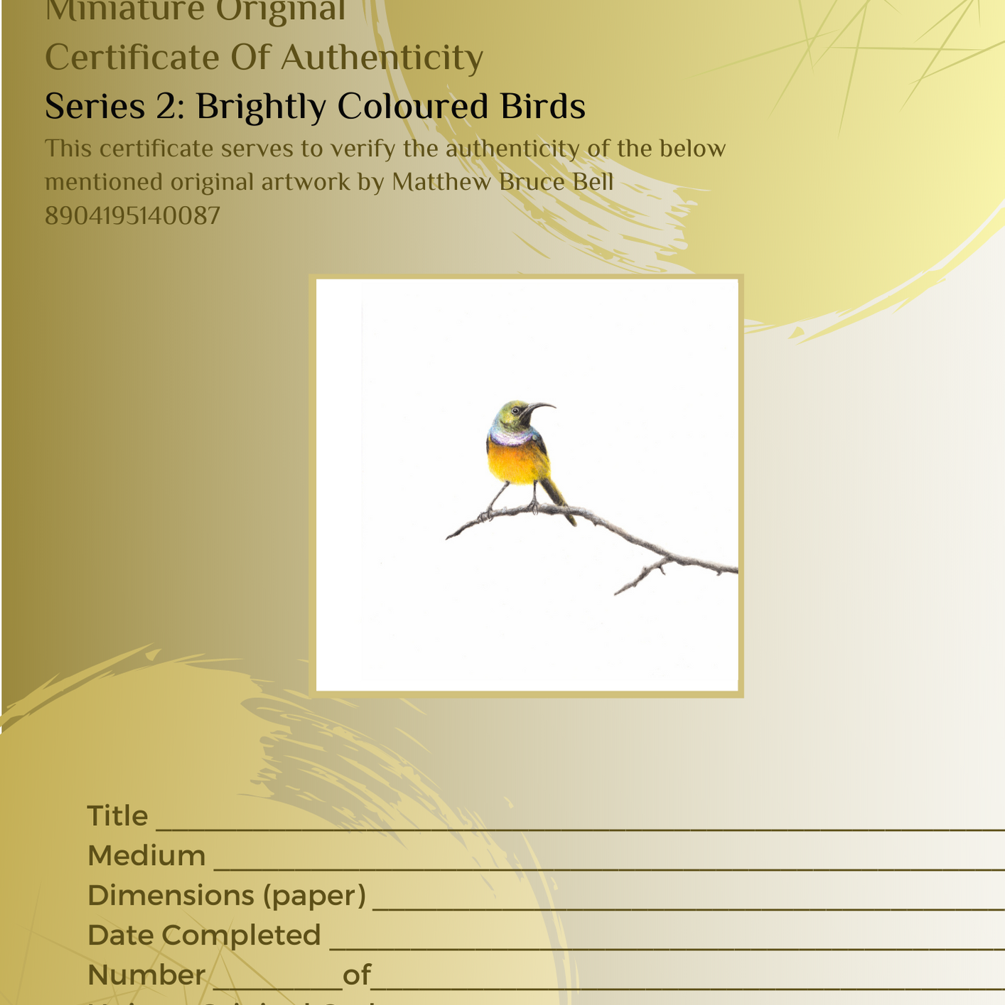 10) - Matthew Bell Wildlife Art