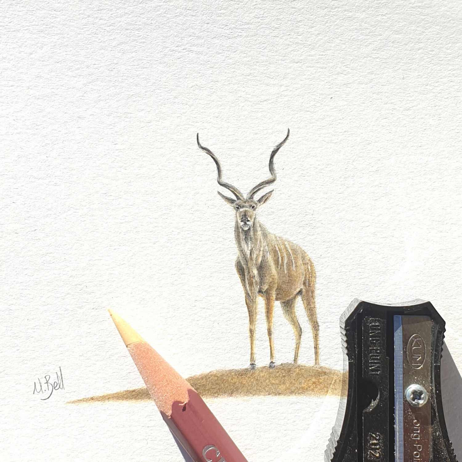 Kudu Bull Miniature Original (ORMINS1-3/10)